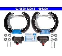 Mâchoires de frein prémonté 03.0520-8220.3 ATE pour FIAT FORD