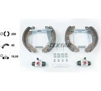 Mâchoires de frein prémonté 84044703 TEXTAR pour VW SEAT SKODA