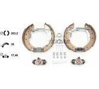 Mâchoires de frein prémonté 84048002 TEXTAR pour RENAULT CLIO II TWINGO I