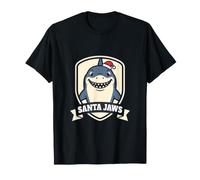 Mâchoires de Père Noël drôle Requin Jeu de Mots Mignon Noël T-Shirt