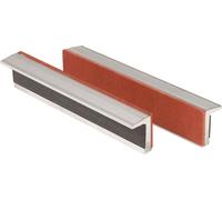 Mâchoires de protection en aluminium pour étau KS TOOLS, garniture en caoutchouc, 140 mm (914.0092)