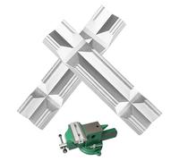 Mâchoires de protection pour étau WANDGU (100 mm) : 2 mâchoires de serrage avec prismes, accessoire d'atelier haut de gamme, mâchoire s de serrage avec 2 aimants puissants, mâchoire s de protection