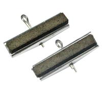 Mâchoires de rechange pour outil de rodage art. 1155 | Mâchoires 30 mm | K 220 | 2 pcs.