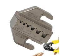 Mâchoires de rechange pour pinces à sertir - Matrice en acier au carbone robuste, têtes d'outils remplaçables | Insert de sertissage de précision avec compatible, réparation de cosses de câble
