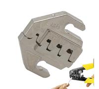Mâchoires de rechange pour sertisseuse de fil, mâchoires de sertissage en acier remplaçables | Ensemble de matrices de sertissage à baril ouvert, fermient
