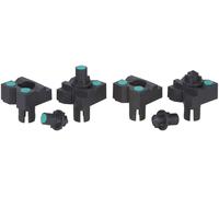 Wolfcraft Mâchoires de serrage 6166000 – pointes de peinture, aide à la fixation des pièces