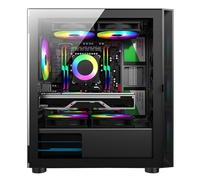 MACHPOWER Modèle PC et Ordinateurs Portables Model Case Gaming 1 Ventilateur Argb, 3 USB, Acrilyc Panel