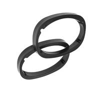 MACHSWON 2 Pcs Voiture Universel Haut-parleur Entretoise Extender Haut-parleur En Plastique 25mm Épaisseur Adaptateur pour 6x9