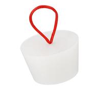 MACHSWON Bouchon en caoutchouc solide, 1 bouchon en caoutchouc de silicone solide pour tuyau de laboratoire, réservoir, bouteille, bouchon conique de 42 à 53 mm de diamètre, bouchons de laboratoire