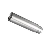 MACHSWON Bras de Douche, Rallonge de Douche 100 mm, Rallonge de Pommeau de Douche en Acier Inoxydable 304, Filetage Mâle 1/2PT à Filetage Femelle 1/2PT