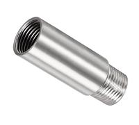 MACHSWON Bras d'extension de pommeau de douche, 70 mm, rallonge de pommeau de douche en acier inoxydable 304 1/2PT mâle vers filetage femelle 1/2PT