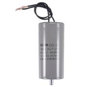 MACHSWON CBB60 Condensateur Run 25 uF 450 V AC 25/70/21 ±5% 50/60 Hz Cylindre 98 x 45 mm 2 fils avec boulons de fixation M8