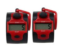 MACHSWON Compteur manuel électronique de poche à 5 chiffres avec écran LCD numérique et écran numérique Rouge