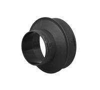 MACHSWON Di-esel Adaptateur de conduit de chauffage, réducteur de sortie de 90 mm à 75 mm pour chauffages de stationnement, convertisseur droit compatible avec Eberspacher et Webasto