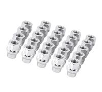 MACHSWON Écrous de roue étendus 12 x 1,5 - 24 écrous de roue M12 x 1,5 en acier au carbone à extrémité ouverte pour To-yo-ta Tacoma, Tundra, Sequoia avec entretoises de roue centrées sur moyeu