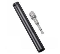 MACHSWON Ensemble d'accessoires pour douilles 1/2" de 19 mm de profondeur, 6 pans de 20,3 cm de long et adaptateur de tige hexagonale de 6,35 mm