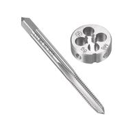 MACHSWON Ensemble tarauds et filières métriques M6 x 1 mm - Tarauds filetés avec kit de filière ronde pour réparation de filetage