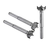 MACHSWON Forstner Lot de 3 forets Forstner en carbure de tungstène pour le bois - 17 mm + 18 mm + 19 mm - Pour le travail du bois