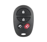 MACHSWON Lot de 1 porte-clés à distance sans clé pour Toyota Highlander 2008-2013 et Sequoia 2008-2018 Noir