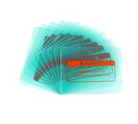 MACHSWON Lot de 10 coques de protection extérieure pour casque de soudage - 133 x 114 x 0,8 mm - Lentille de rechange transparente pour casque de soudage solaire