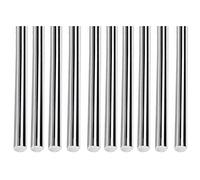 MACHSWON Lot de 10 tiges rondes en acier inoxydable 304 4 mm x 80 mm - Barre ronde solide pour la construction, l'industrie automobile, navire, avion