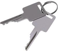 MACHSWON Lot de 2 clés d'allumage D250 307852A1 6693241 6709527 pour Bobcat Case IH Skid Steer Terex Broce Genie Grove JLG Komatsu Chariot élévateur Volvo 1835B 1835C 1838 1840