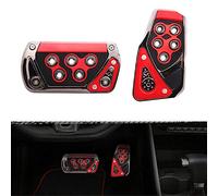 MACHSWON Lot de 2 couvre-pédales de frein et d'embrayage antidérapants pour pédale d'accélérateur