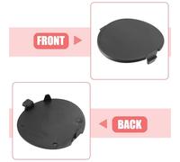 MACHSWON Lot de 2 housses de crochet de remorquage arrière pour Mazda 3 2014-2018, capuchon d'œillet de remorquage gauche et droit, OEM # BHN1-50-EL1-BB BHN1-50-EK1-BB, noir non peint