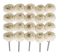 MACHSWON Lot de 20 disques de polissage en feutre pour perceuse rotative Dremel 25 mm