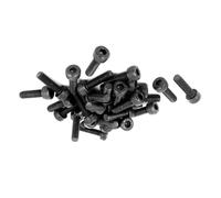 MACHSWON Lot de 30 vis à tête hexagonale M4 x 14 mm, filetage complet, alliage d'acier de qualité 12,9, finition oxyde noir, vis à six pans creux