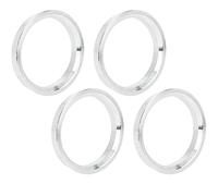 MACHSWON Lot de 4 anneaux centraux de moyeu de voiture en alliage d'aluminium (72,6 à 57,1 mm)