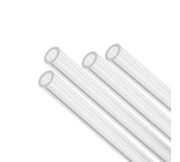 MACHSWON Lot de 4 tubes ronds en acrylique rigide transparent pour modèles d'éclairage, plomberie, aquarium, loisirs créatifs - 4 mm x 8 mm x 15,2 cm (DI x OD)