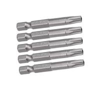 MACHSWON Lot de 5 embouts de tournevis Torx magnétiques T30, tige hexagonale de 6,35 mm, longueur 5,1 cm S2, kit d'outils de tournevis de sécurité inviolables