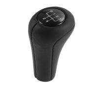 MACHSWON Pommeau de levier de vitesse manuel à 5 vitesses compatible avec BMW E46 E90 E60 E39 E36 X1 E84 X3 E83, poignée de levier de vitesse en simili cuir ABS noir