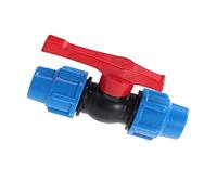 MACHSWON Raccord de robinet d'arrêt 25 mm pour tuyau d'eau en polyéthylène haute densité ou alcalin