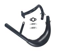 MACHSWON Split Pipe Exhaust with Gasket & Springs for 50cc 80cc Bike Gas Engine Motor Parts Improve Performance - Durable and Easy to Install