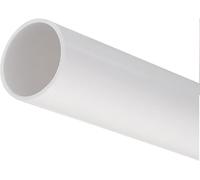 MACHSWON Tuyau en PVC 36 mm ID 40 mm DE 200 mm de longueur Rond en plastique rigide haute résistance pour tuyau de drainage et manchon de câble (Blanc)