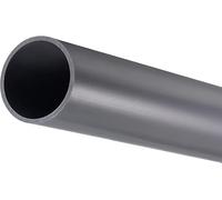 MACHSWON Tuyau en PVC 36 mm ID 40 mm DE 350 mm Longueur Tube rigide en plastique rond à fort impact pour tuyau de drainage et manchon de câble (gris clair)