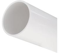 MACHSWON Tuyau en PVC 82mm ID 90mm OD 200mm Longueur Tube Rigide en Plastique Rond à Impact Élevé pour Tuyau de Drainage et Manchon de Câble (Blanc)