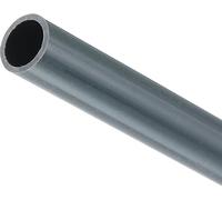 MACHSWON Tuyau en PVC 8mm ID 10mm OD 200mm Longueur Tube rigide en plastique rond haute résistance pour tuyau de drainage, manchon de câble (Gris foncé)