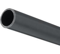 MACHSWON Tuyau en PVC rond en plastique rigide résistant aux impacts pour tuyau de vidange - 21 mm x 25 mm x 200 mm - Gris foncé