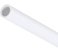 MACHSWON Tuyau en PVC rond en plastique rigide résistant aux impacts pour tuyau de vidange - 6 mm x 8 mm x 200 mm de long (DI x DE x L) - Blanc