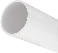MACHSWON Tuyau en PVC rond rigide résistant aux impacts pour tuyau de vidange - 67,8 mm x 75 mm x 200 mm (DI x DE x L) - Blanc