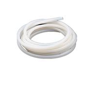 MACHSWON Tuyau en silicone 5 mm D.I. x 7 mm D.E. 2 m Tube en caoutchouc de silicone blanc de qualité alimentaire pour transfert de pompe