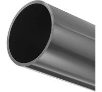 MACHSWON Tuyau rond en plastique rigide résistant aux impacts pour tuyau de vidange - 67,8 mm x 75 mm x 200 mm de long (gris foncé)