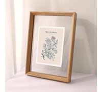 Machtiging Cadre Photo Bois,Cadre Transparent en Verre Et Bois,Cadre Photos Flottant Transparent,Cadre Transparent Double Face en Wood,A3/A4,RéSistant Aux Rayures,pour La DéCoration De Bureau Photo