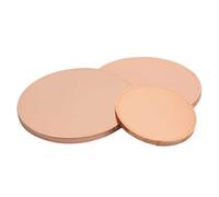 Machtiging Plaque Cuivre,Plaque De Disque en Cuivre Pur Rond,Plaque De MéTal De Cuivre Rouge,Surface Brillante,Bords Et Coins Polis,Convient Aux ExpéRiences Manuelles,Aux Arts Et à L'Artisanat