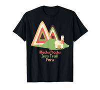 Machu Picchu Inca Trail Llama Cusco Péruvienne Randonnée en Montagne T-Shirt