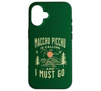 Machu Picchu is Calling and I Must Go Cusco Peru Mountains Coque pour iPhone 16