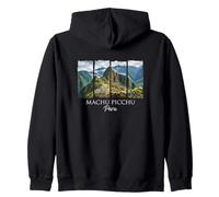 Machu Picchu Pérou Andes Montagnes Inca Histoire Voyageur Sweat à Capuche